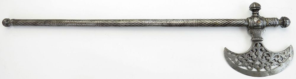 Lot 303: AN INDIAN BATTLEAXE