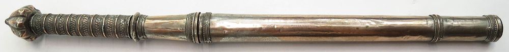 Lot 343: A BURMESE DHA DAGGER