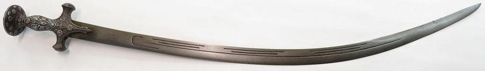Lot 235: AN INDIAN TULWAR SWORD