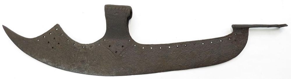 Lot 244: A RUSSIAN BERDICHE HALBERD HEAD