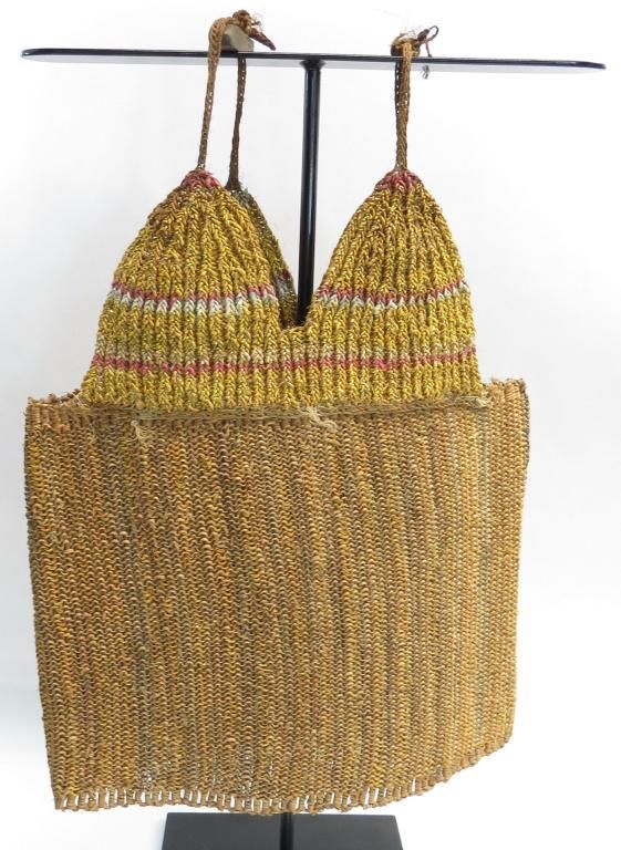 Lot 282: A RARE PAPUA NEW GUINEA WOVEN ARMOR