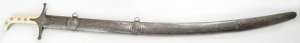 Lot 239: THE SABER OF PRINCE TEIMURAZ JANDIERI OF KAKHETI