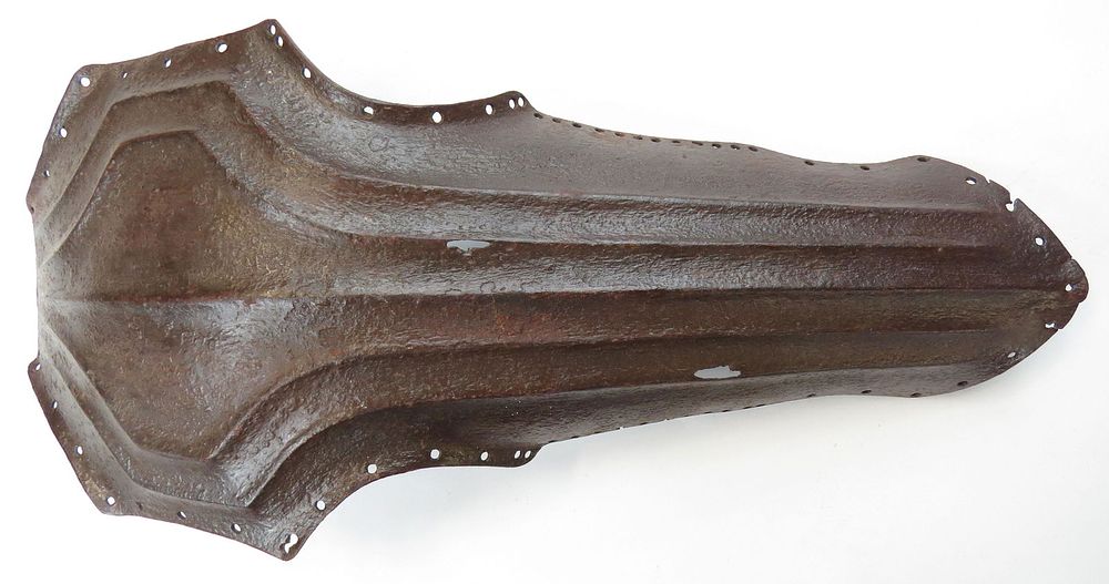 Lot 264: A RARE OTTOMAN CHANFRON HORSE ARMOR