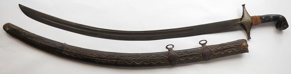 Lot 302: A PERSIAN SHAMSHIR SABER