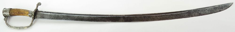 Lot 159: AN ENGLISH HUNTING HANGER SWORD