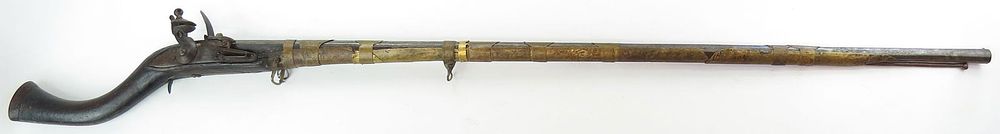 Lot 213: AN AFGHAN JEZAIL MUSKET
