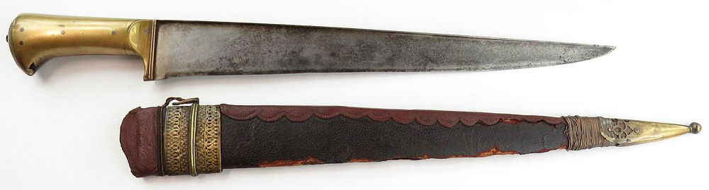 Lot 219: A RARE AFGHAN KHYBER KNIFE