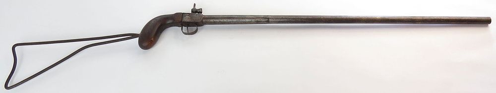 Lot 228: A FRENCH PERCUSSION PISTOL