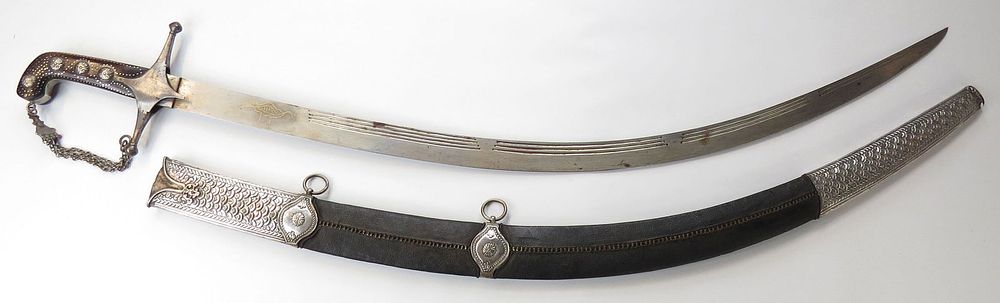 Lot 327: AN OTTOMAN KILIC SABER
