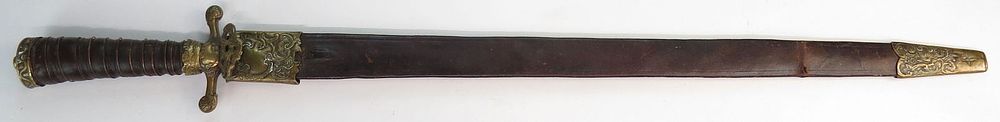 Lot 388: A FRENCH HUNTING SWORD