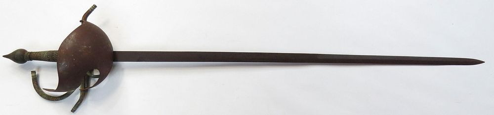 Lot 524: A REPLICA CUPHILT RAPIER SWORD