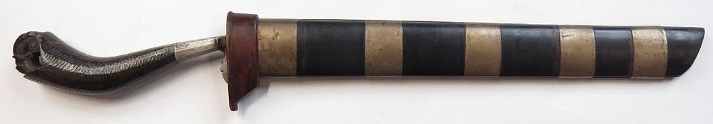 Lot 214: A SUMATRAN BADEK DAGGER