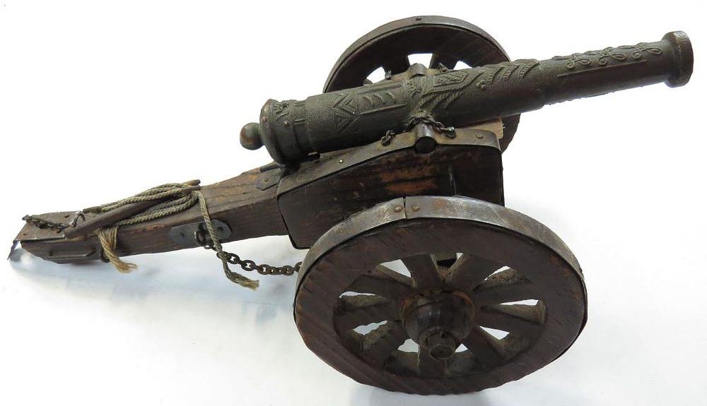 Lot 234: A BLACK POWDER CANNON