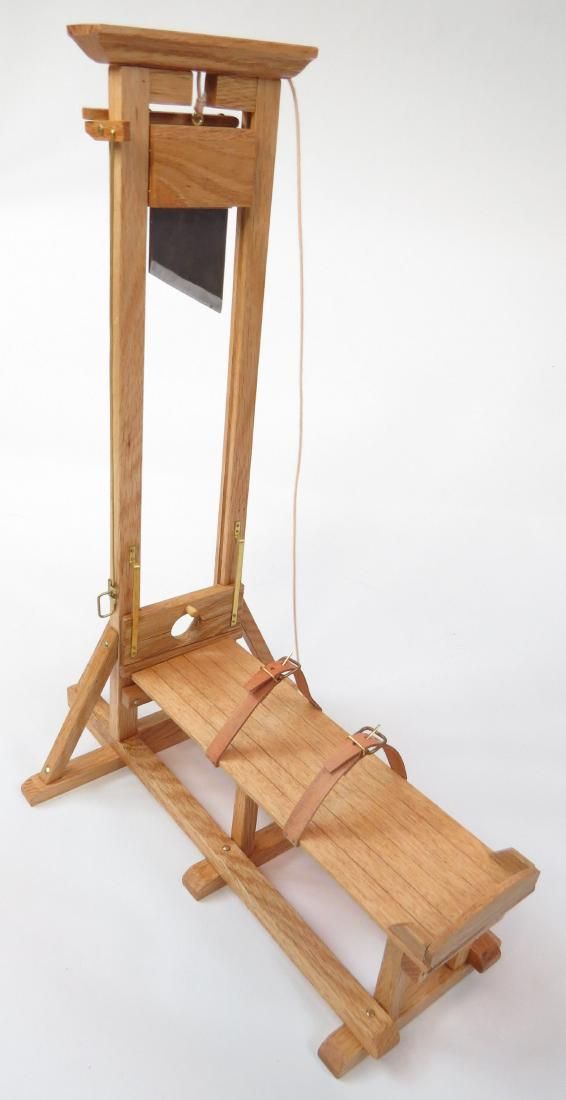 Lot 246: A MODEL GUILLOTINE
