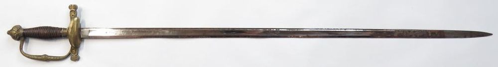 Lot 377: A SPANISH ARTILLERY OFFICERS SWORD