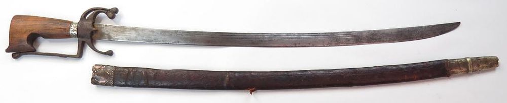 Lot 468: A MOROCCAN SAIF SWORD