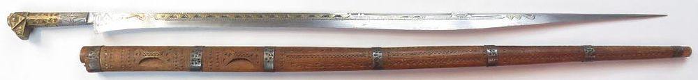 Lot 513: A FINE ALGERIAN FLYSSA SWORD
