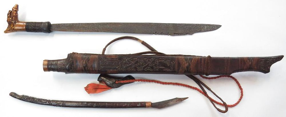 Lot 515: A DAYAK MANDAU SWORD