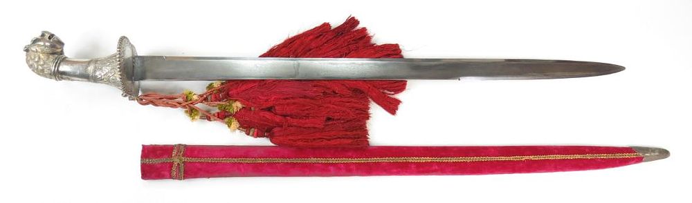 Lot 282: AN IMPORTANT INDIAN KIRACH SWORD