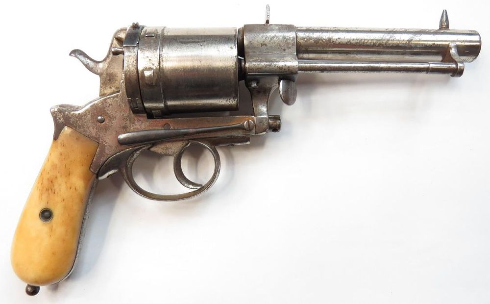Lot 345: A RARE MONTENEGRIN M 1870 GASSER PISTOL