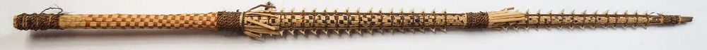 Lot 407: A KIRIBATI (GILBERT ISLANDS) SHARKTOOTH SWORD