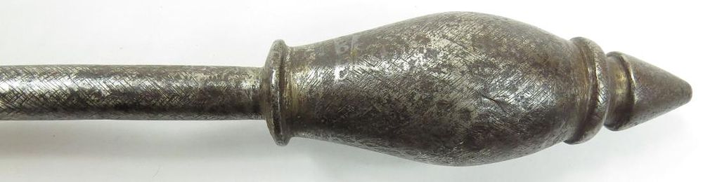 Lot 518: A PERSIAN STEEL MACE