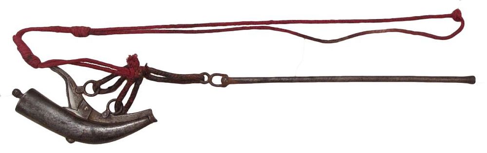 Lot 169: AN OTTOMAN PRIMING FLASK AND RAMROD