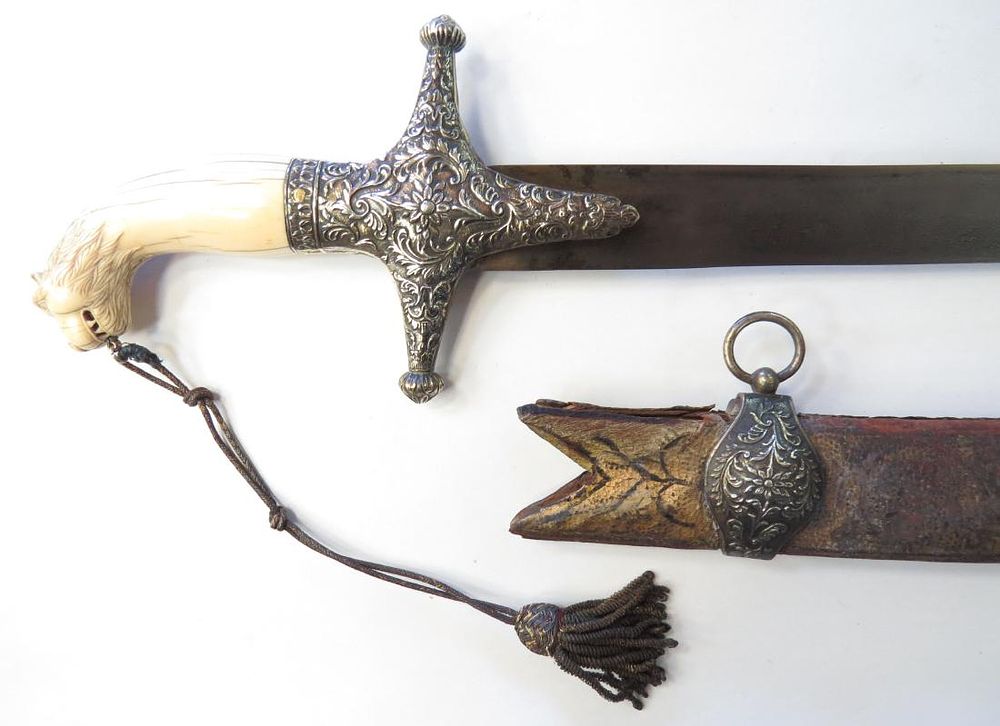 Lot 248: AN INDIAN PRINCELY SHAMSHIR SWORD