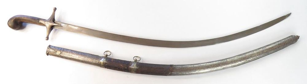 Lot 334: AN OTTOMAN SHAMSHIR SWORD