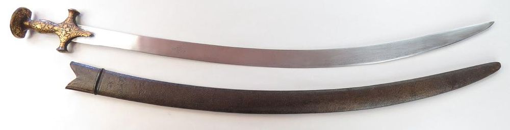 Lot 349: AN INDIAN TULWAR SWORD
