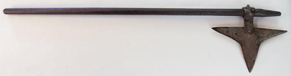 Lot 379: A RARE INDIAN BATTLEAXE