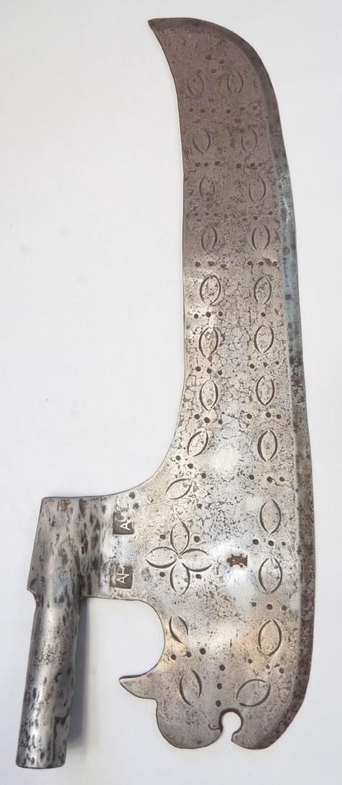 Lot 447: AN EASTERN EUROPEAN HALBERD HEAD