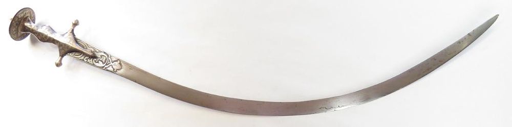 Lot 448: AN INDIAN TULWAR SWORD