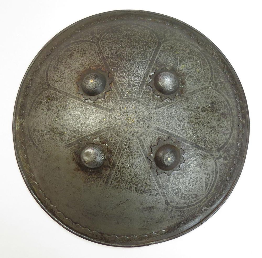 Lot 449: A PERSIAN SIPAR SHIELD
