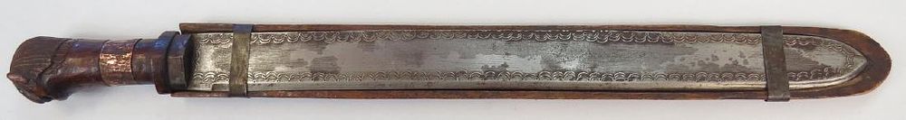 Lot 157: A BHUTANESE SWORD