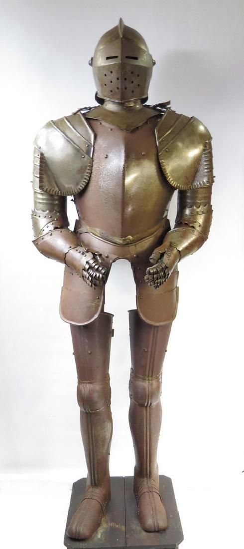 Lot 221: AN EDWARDIAN-ERA SUIT OF ARMOR
