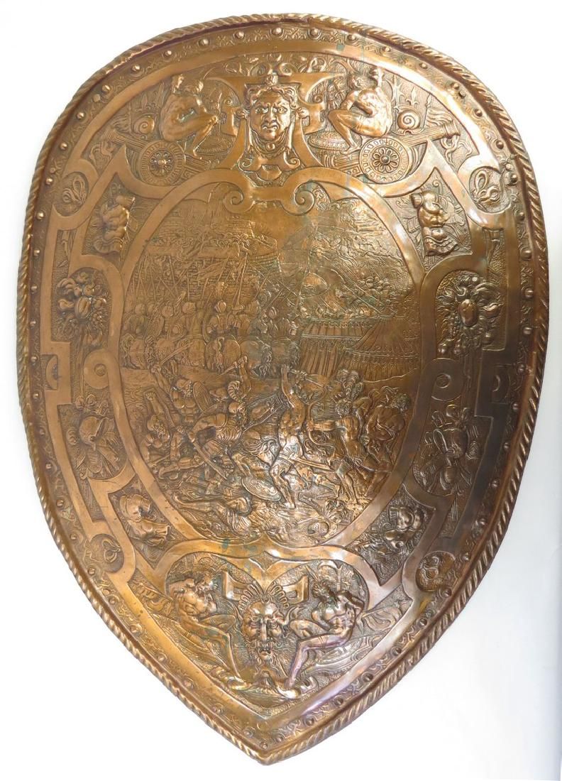 Lot 255: A VICTORIAN-ERA KING HENRI II SHIELD