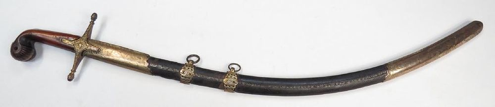 Lot 355: AN OTTOMAN SHAMSHIR SWORD
