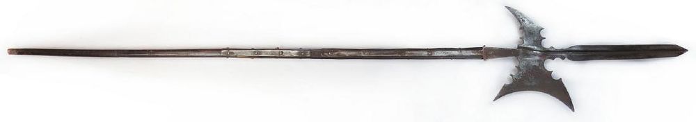 Lot 391: A GERMAN HALBERD
