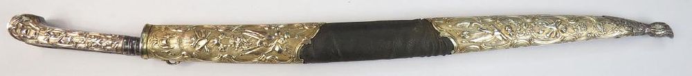 Lot 411: A FINE GREEK YATAGHAN SWORD