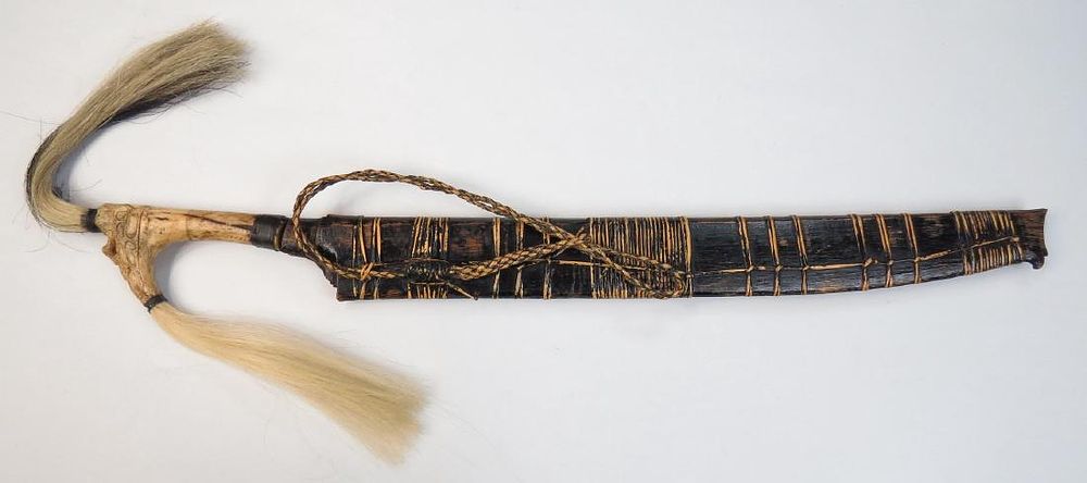 Lot 412: A SEA DAYAK JIMPUL SWORD