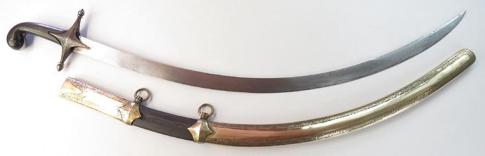 Lot 439: A CONTINENTAL GENRAL OFFICERS MAMELUKE-STYLE SWORD
