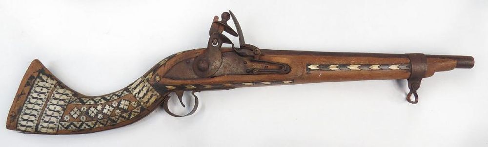 Lot 466: AN AFGHAN JEZAIL CARBINE MUSKET