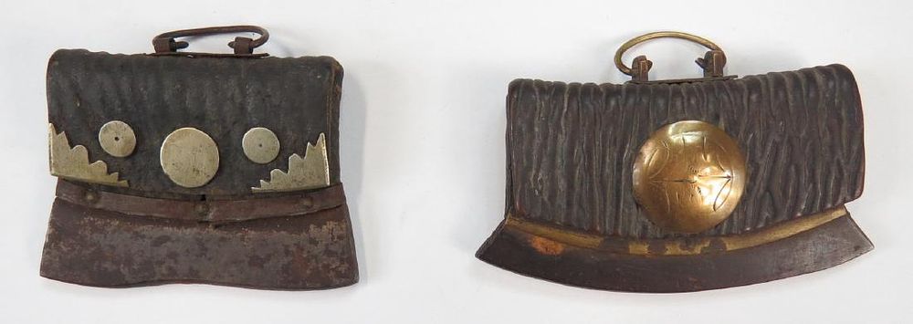 Lot 495: TWO TIBETAN FLINT STRIKERS