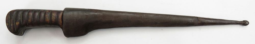 Lot 153: A PERSIAN PESH QABZ DAGGER