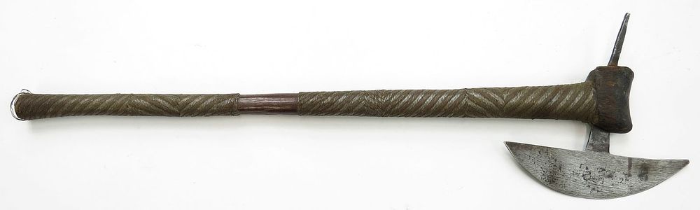 Lot 266: A RARE ZULU WAR AXE
