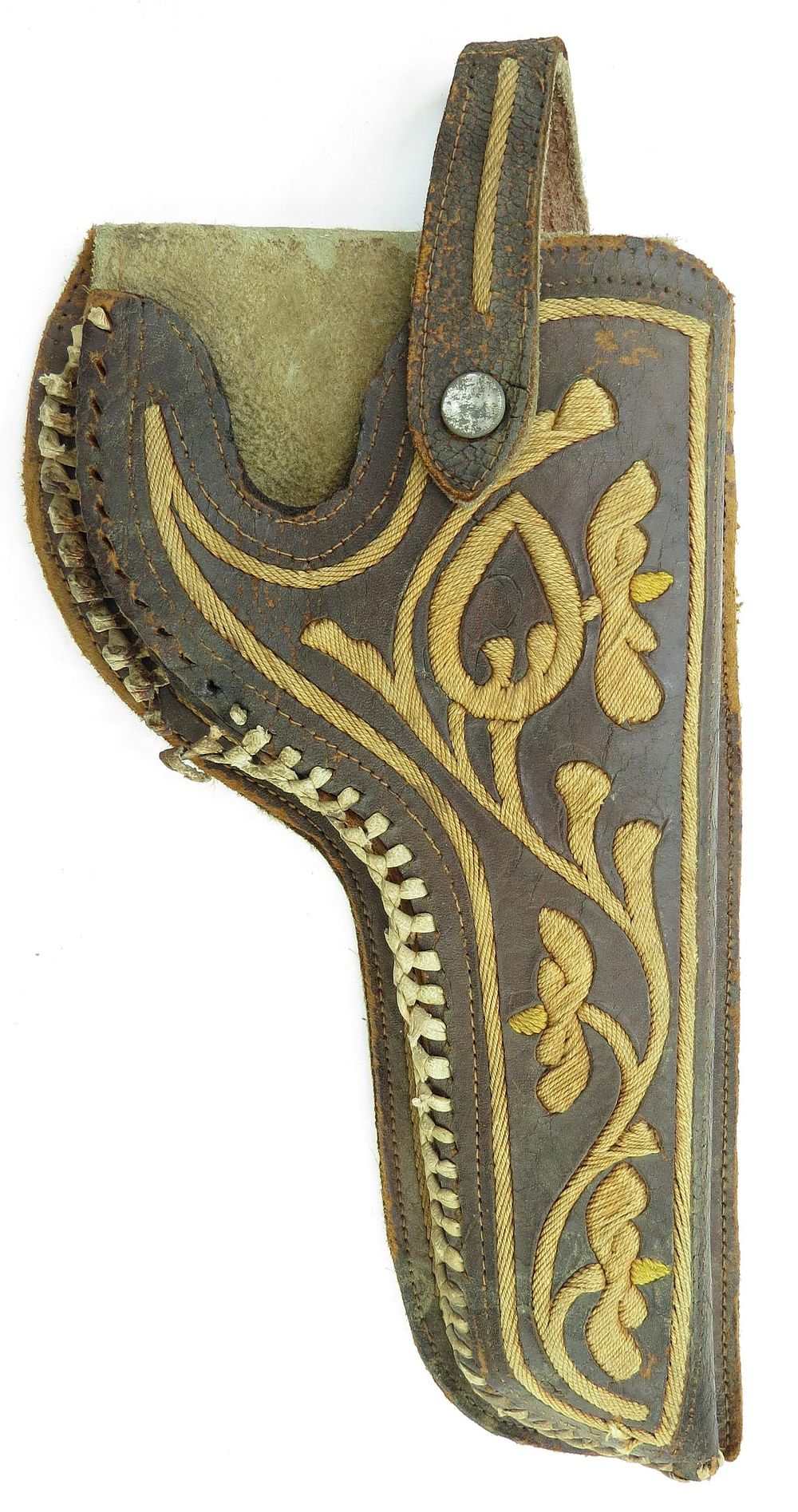 Lot 314: A RARE MEXICAN PITEADO HOLSTER