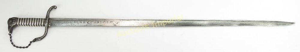 Lot 163: A RARE MEXICAN CAVALRY SWORD