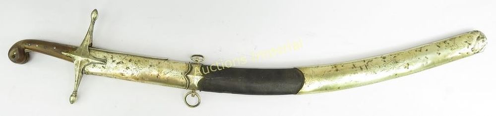 Lot 217: A RARE OTTOMAN PALA SABER SWORD