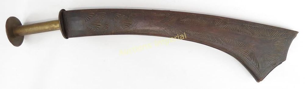 Lot 231: A RARE NEPALESE KORA SWORD